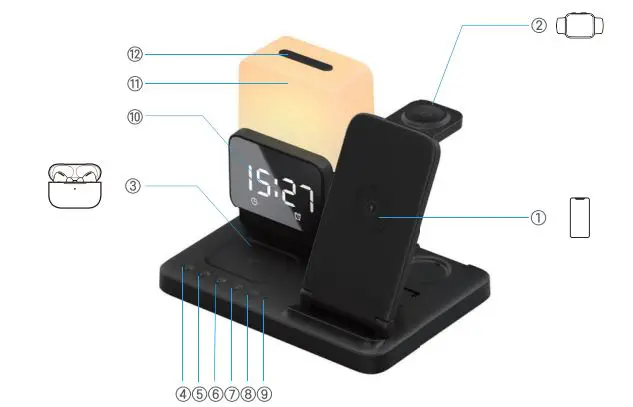 NEWQI Z15 Multifunctional Wireless Charger - Products