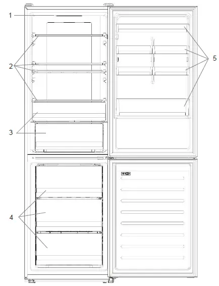 Haier HARHDW5620CNPD Fridge-Freezer 1