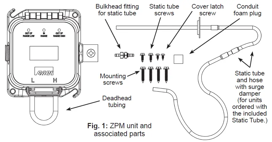 BAPI-BA-ZPM-LR-ST-ND-Low-Range-ZPM-Zone-Pressure-Sensor-FIG-1
