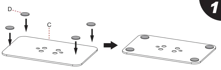 PYLE PSPADLK18 Full motion Anti-Theft Tablet Bracket -FIG 1