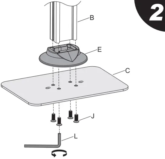 PYLE PSPADLK18 Full motion Anti-Theft Tablet Bracket -FIG 2