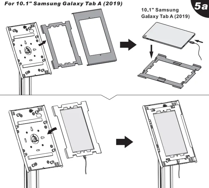 PYLE PSPADLK18 Full motion Anti-Theft Tablet Bracket -fig 55