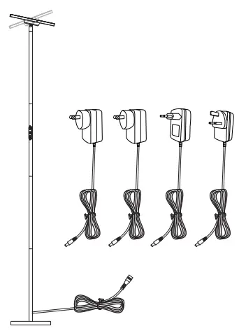 MikeWin SFL25W Smart LED Floor Lamp-2
