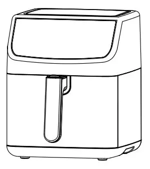 Midea 350102 Air Fryer Instruction Manual - Before putting the food materials