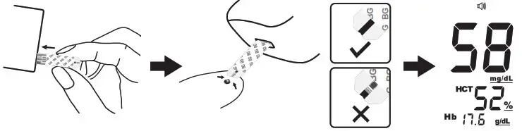 FORA 6 Blood Glucose Hemoglobin Test Strip - Testing Your Blood Glucose