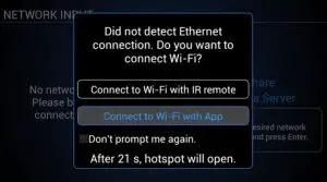 FIG 2 METHOD A WiFi setup using Cary Streamer App