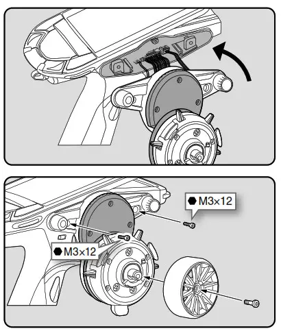 Futaba T10PX Digital Proportional RC- four screws
