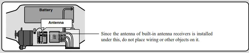 Futaba T10PX Digital Proportional RC- receiver antenna