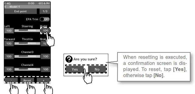 Futaba T10PX Digital Proportional RC- reset