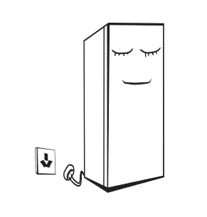 DEFY DFD 211 Single Door Fridge - using3