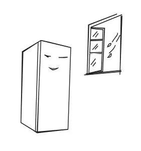 DEFY DFD 211 Single Door Fridge - using4