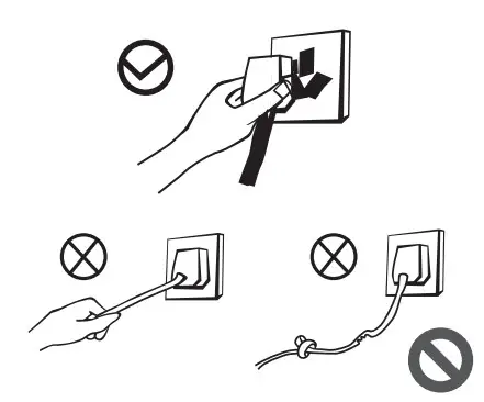 DEFY DFD 211 Single Door Fridge - warnings