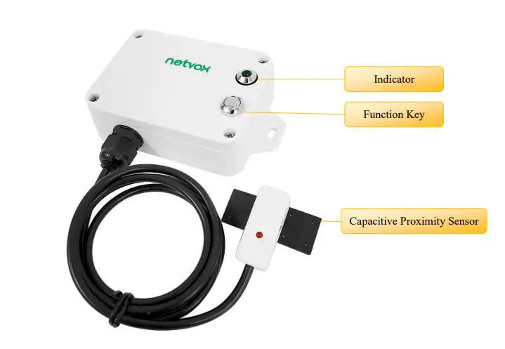 netvox R718VB Wireless Capacitive Proximity Sensor - Appearance