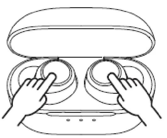 SOUNDPEATS T2 Hybrid ANC Wireless Earbuds - Pairing 1