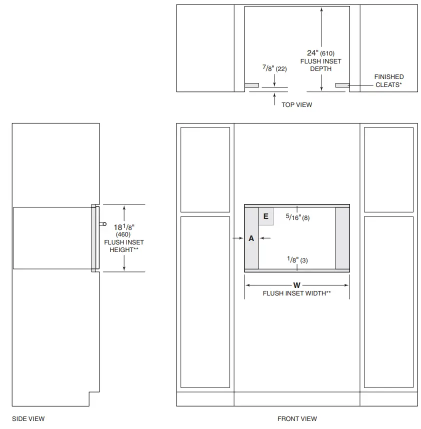 WOLF CSO30CM Convection Steam Oven- INSTALLATION