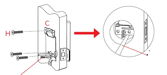 Smart Locks S350BBL Touch Screen Digital Keypad Smart Door Lock 8