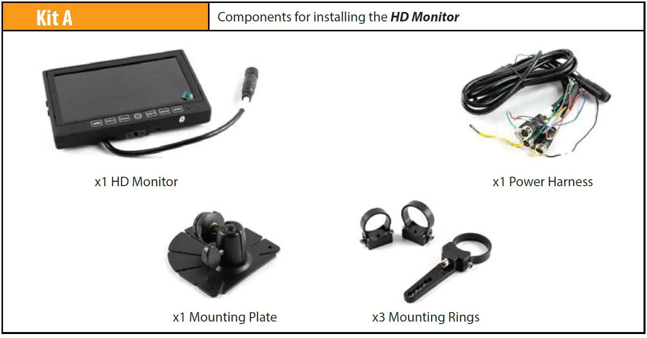 SUMMIT SUTV-2020 UTV Dual 1080p Camera System-2