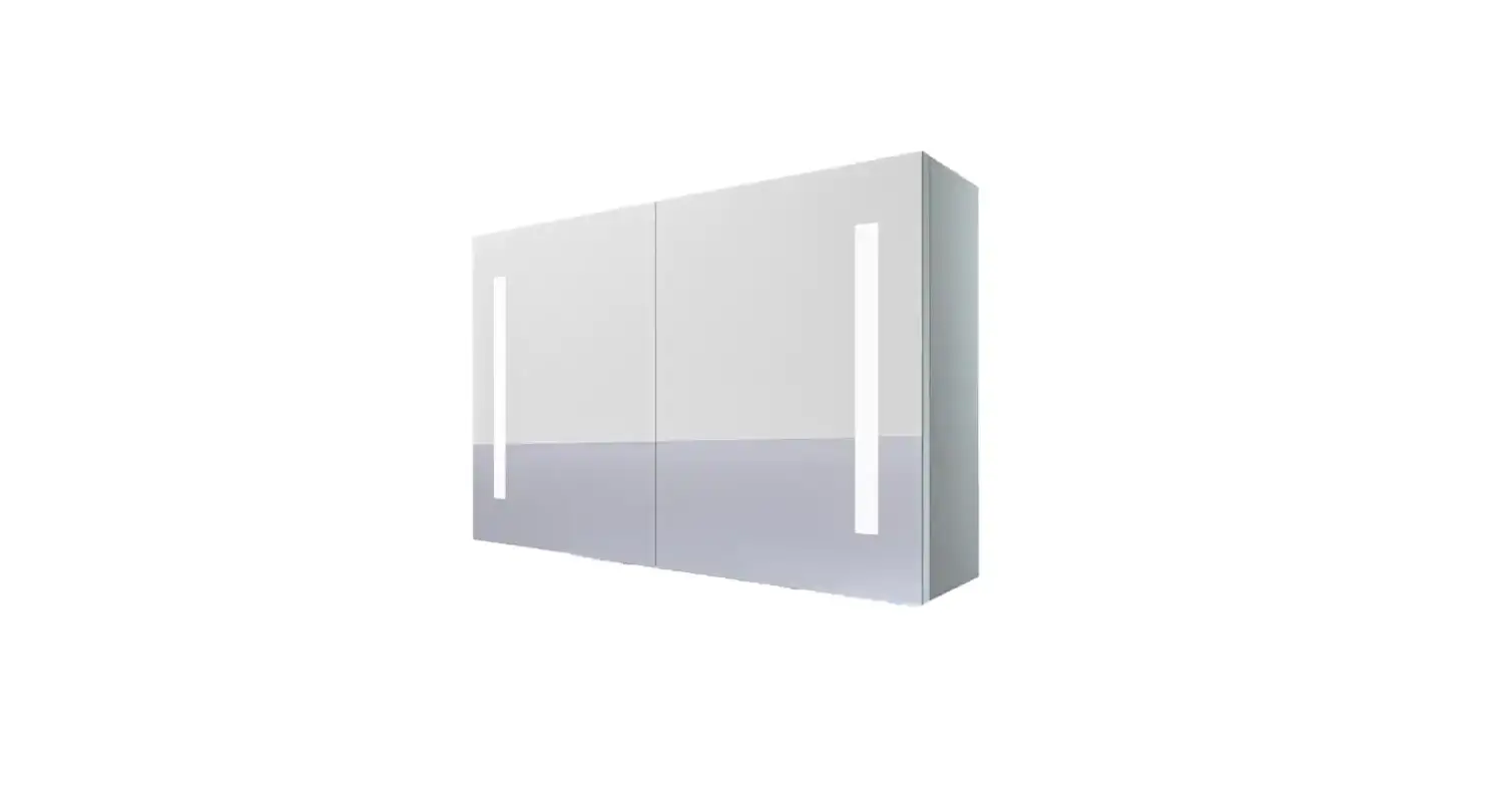 Verdero Er922-gr Rectangular Silver Aluminum Surface Mount Lighted Medicine Cabinet Instruction Manual