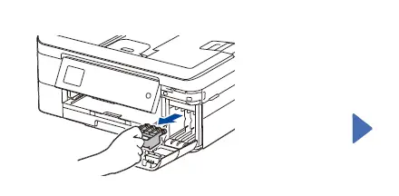 Install the starter ink cartridges