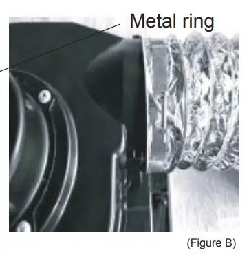 HELLER HVEF250RW 250mm Ventilating Ducted Round Exhaust Fan - installation2