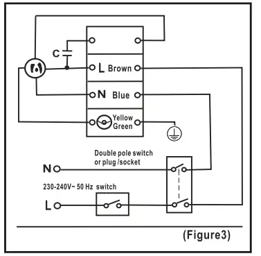 HELLER HVEF250RW 250mm Ventilating Ducted Round Exhaust Fan - installation5