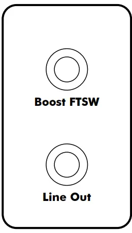 SUPRO 514825 Delta King 8 Combo BC Tube Combo for Electric Guitar User Manual - REAR PANEL
