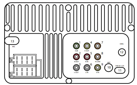 CALIBER RMD803DAB-BT Bluetooth DAB+ Touchscreen-1