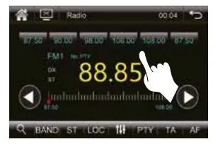 CALIBER RMD803DAB-BT Bluetooth DAB+ Touchscreen-10