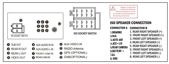 CALIBER RMD803DAB-BT Bluetooth DAB+ Touchscreen-5
