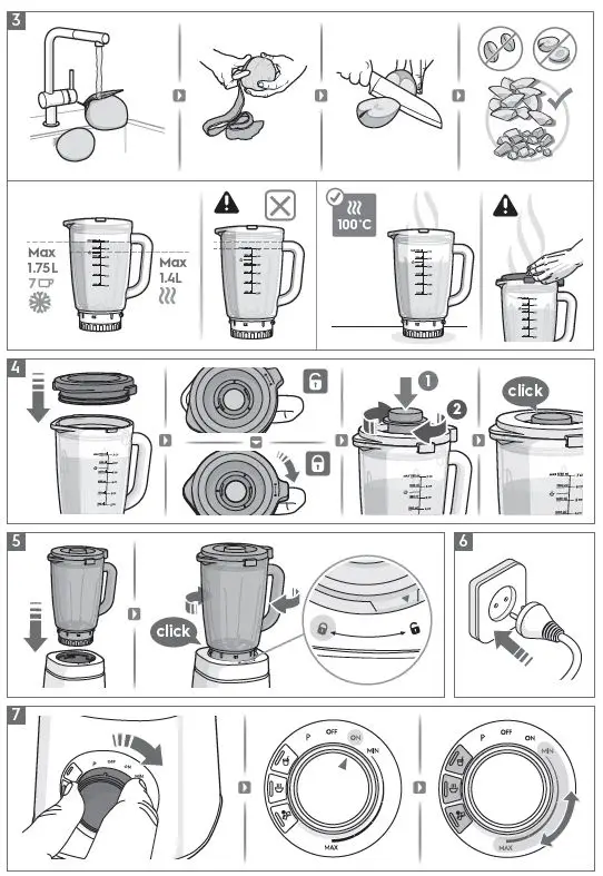 Electrolux E5TB1-701K UltimateTaste 500 High Power Blender 3
