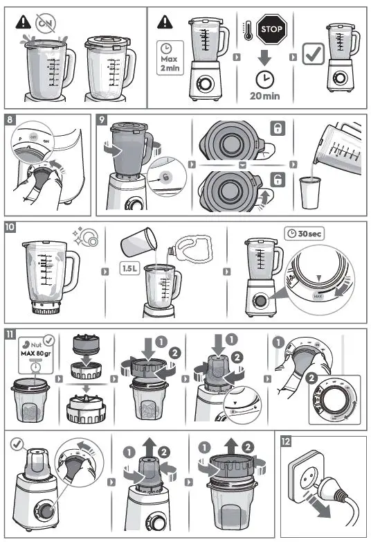 Electrolux E5TB1-701K UltimateTaste 500 High Power Blender 4