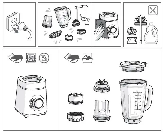 Electrolux E5TB1-701K UltimateTaste 500 High Power Blender 5