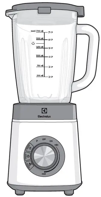 Electrolux E5TB1-701K UltimateTaste 500 High Power Blender pro