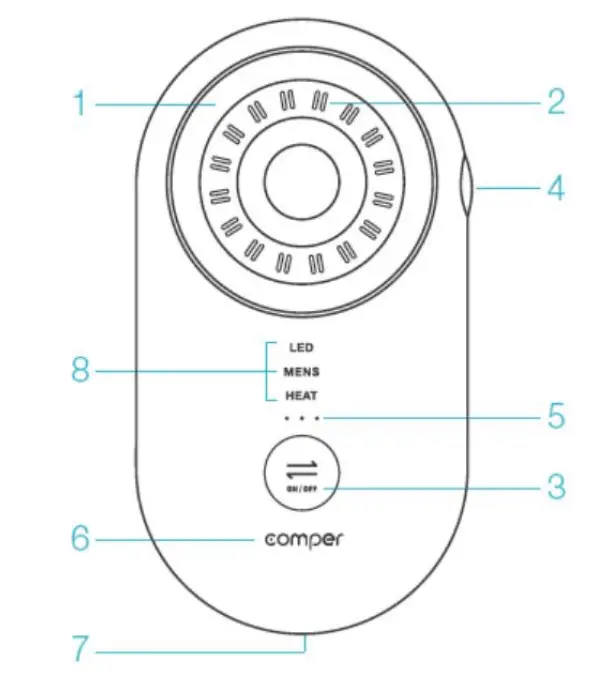 comper SKC-2S SkinEnergy Smart Facial Toning Device-Fig2