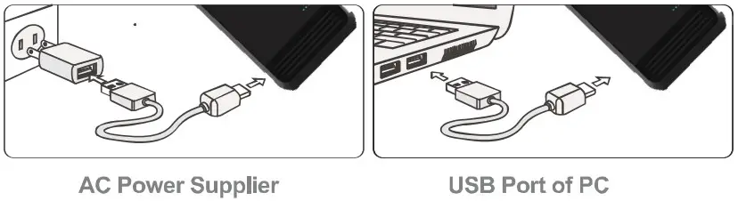 Verve i2001PB Wireless Charging Power Bank - USB