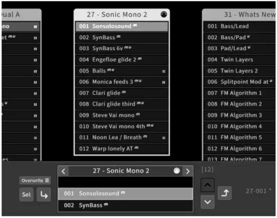 NONLINEAR LABS C15 Sound Synthesizer - Bank for MIDI Program Change