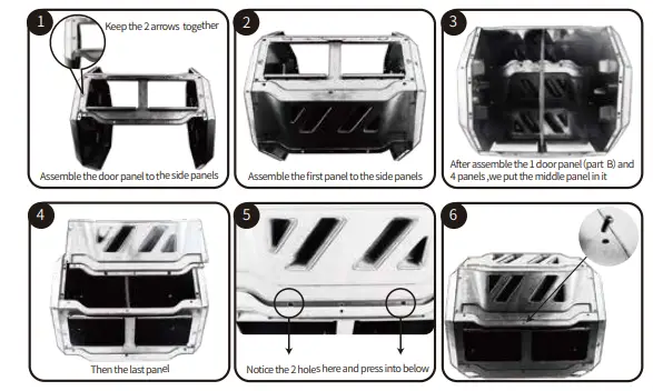 EJWOX 43 Gallon Tumbling Composter COMPOSTER ASSEMBLY