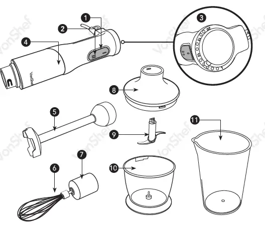 VonHaus-2000067-4-In-1-Hand-Blender-fig-2