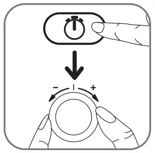 Rowenta OC7858 38L Microwave Oven - Selection of cooking time