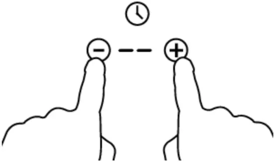 Setting the timer to turn one cooking zone off