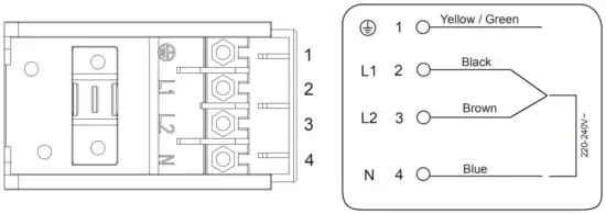 Connecting the hob to the mains power supply