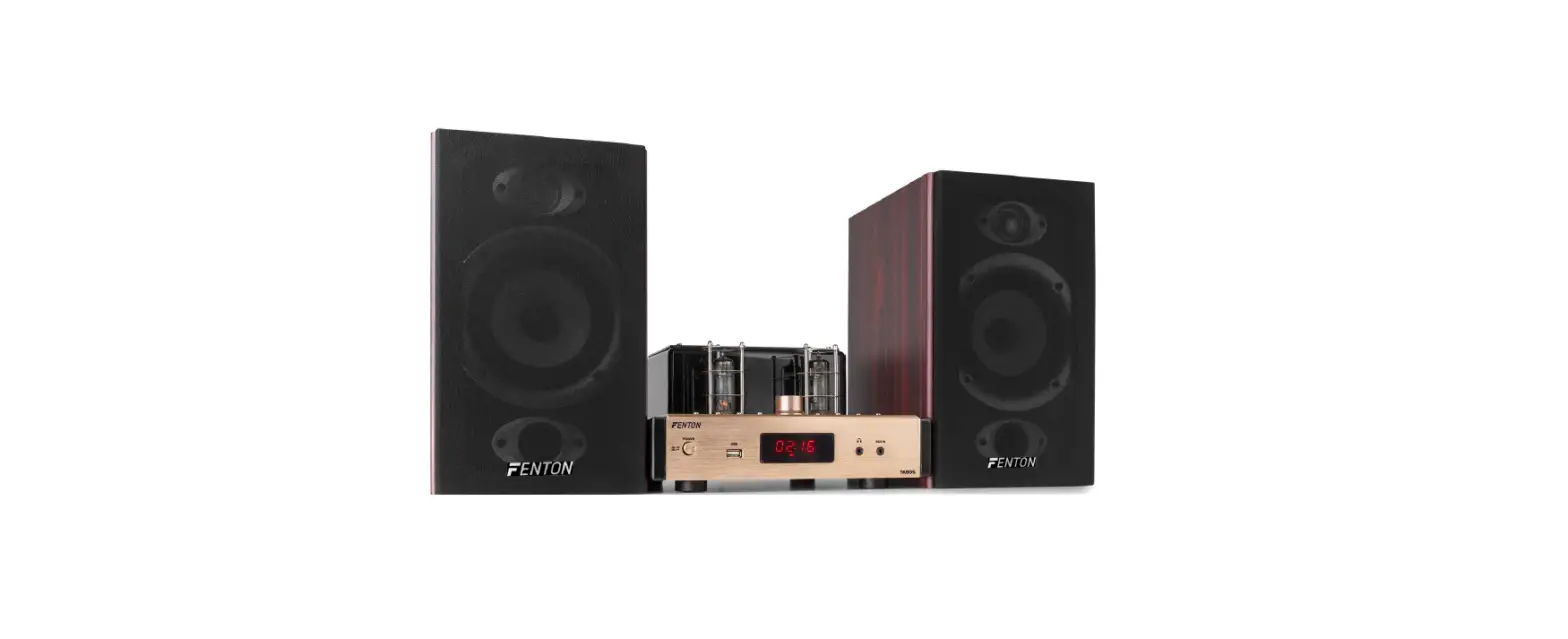 Fenton Ta80s Stereo Hybrid Tube Amplifier + Speakers Instruction Manual