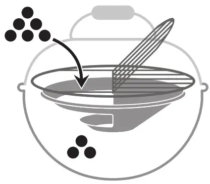 OUTDOORCHEF 480 C Chelsea Barbecue Charcoal - INSTRUCTIONS FOR USING THE CHARCOAL KETTLE BARBECUE 2