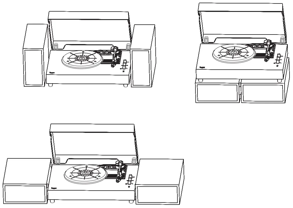 Lujii JQ 001 Vinyl Record Player - fig