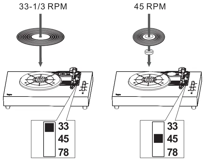 Lujii JQ 001 Vinyl Record Player - fig15