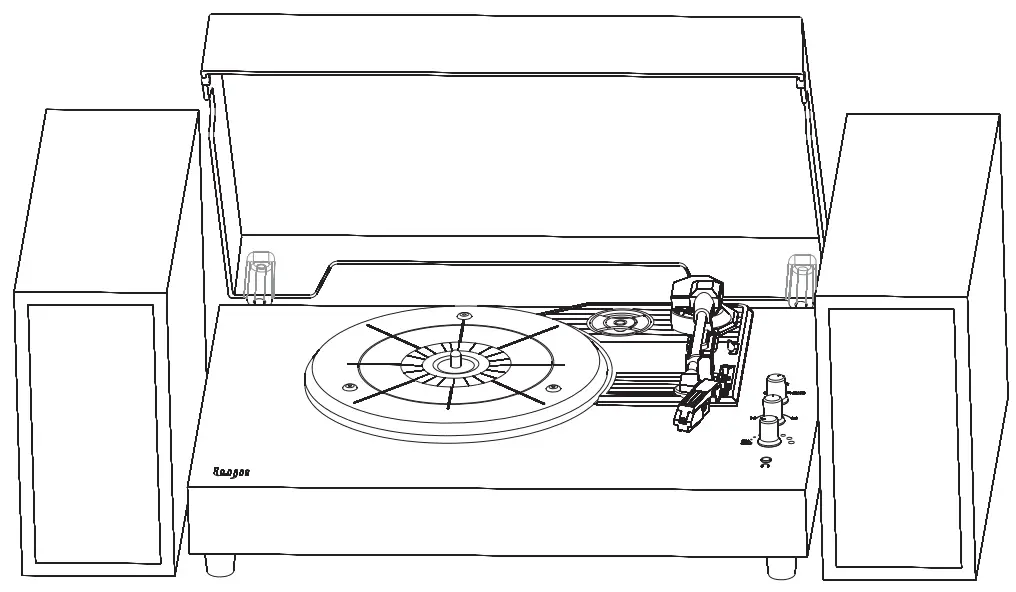 Lujii JQ 001 Vinyl Record Player