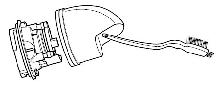 Using the Cleaning Brush