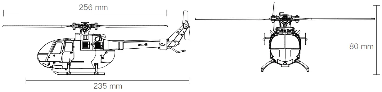 Eachine E120 Axis Flybarless Scale RC Helicopter - Fig1