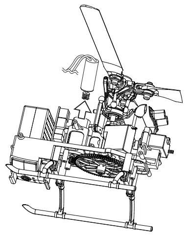 Eachine E120 Axis Flybarless Scale RC Helicopter - step4