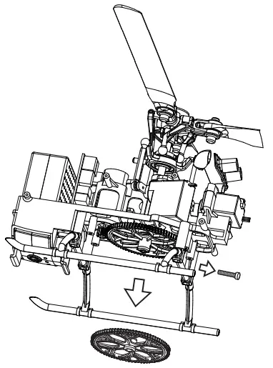 Eachine E120 Axis Flybarless Scale RC Helicopter - step5
